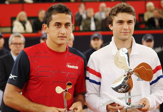 Finalisten Nicolas Almagro (ESP) und Gilles Simon (FRA)