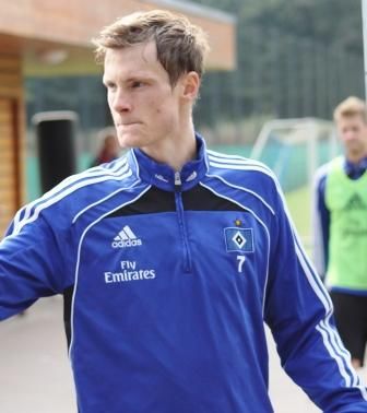 Marcell Jansen beim Trainingsende