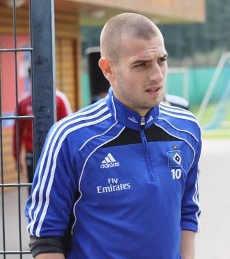 Mladen Petric nach Trainingsende