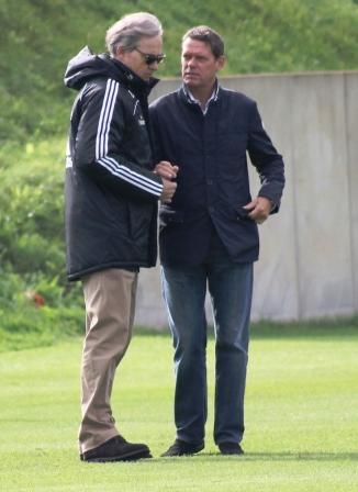 Carl Jarchow und Frank Arnesen