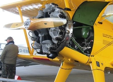 Motor der Boeing N2S-3 \
