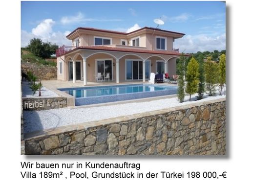 Villen Neubau in der Türkei