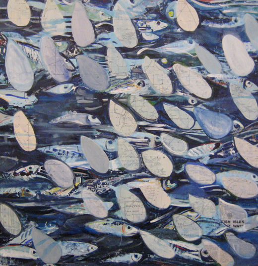 Fischschwarm 1x1m