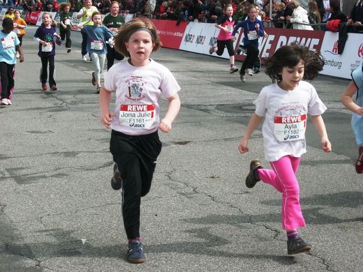 Zielenlauf F1161 Jona Julie und F1182 Ayla