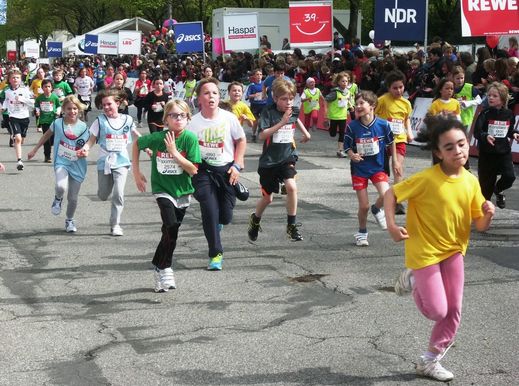 Das Zehntel Haspa-Hamburg-Marathon Jugendlauf