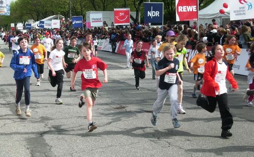 Das Zehntel Haspa-Hamburg-Marathon Jugendlauf