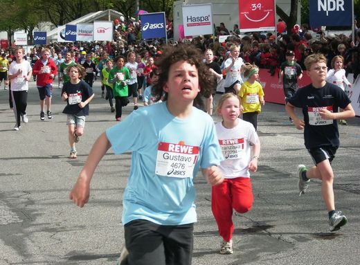 Das Zehntel Haspa-Hamburg-Marathon Jugendlauf