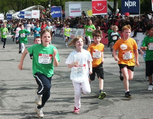 Das Zehntel Haspa-Hamburg-Marathon Jugendlauf