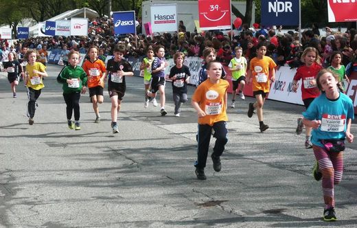 Das Zehntel Haspa-Hamburg-Marathon Jugendlauf