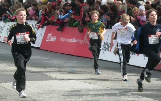 Das Zehntel Haspa-Hamburg-Marathon Jugendlauf