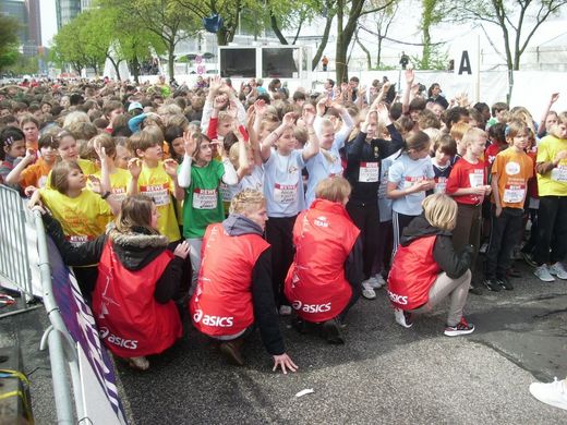 Das Zehntel Haspa-Hamburg-Marathon Jugendlauf