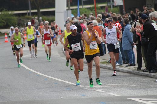 Marathon Hamburg 2012: Lufer mit den Startnummern 1849, 1303