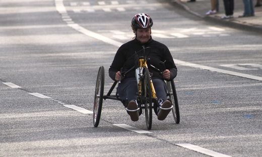 Marathon Hamburg 2012: Rollstuhlfahrer