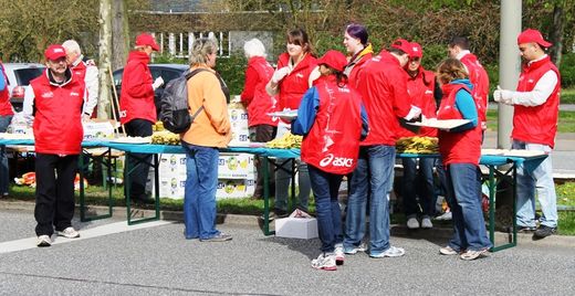 Marathon Hamburg 2012: Betreuer