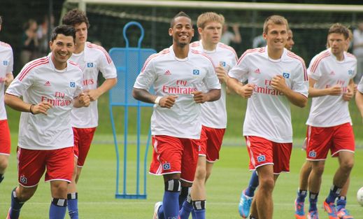 Gutgelaunter Trainingsauftakt des HSV