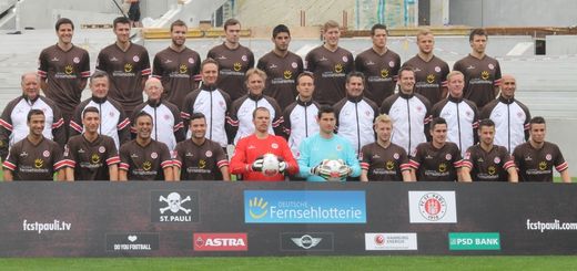 Das Team des FC St. Pauli fr die Saison 2012/2013
