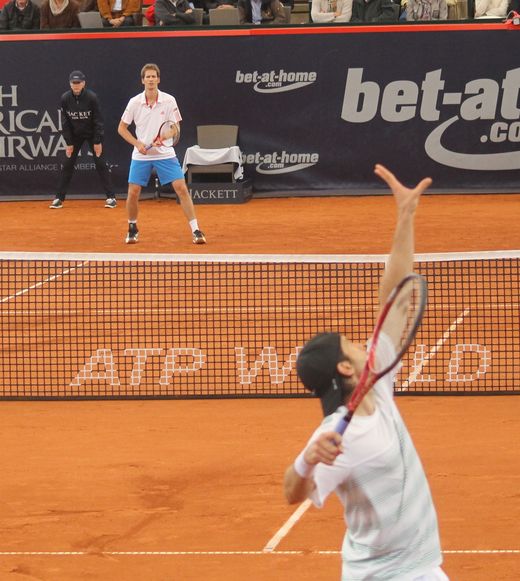 Aufschlag Tommy Haas