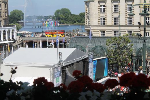 Blick auf die Alster