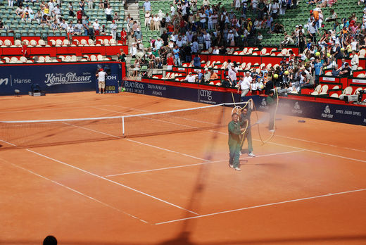 Tennisplatzpflege