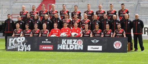 Das Team des FC St. Pauli fr die Saison 2013/2014