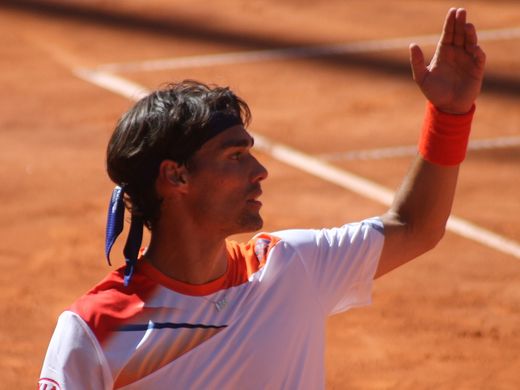 Fabio Fognini beim debattieren