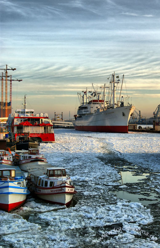 Hafen im Winter