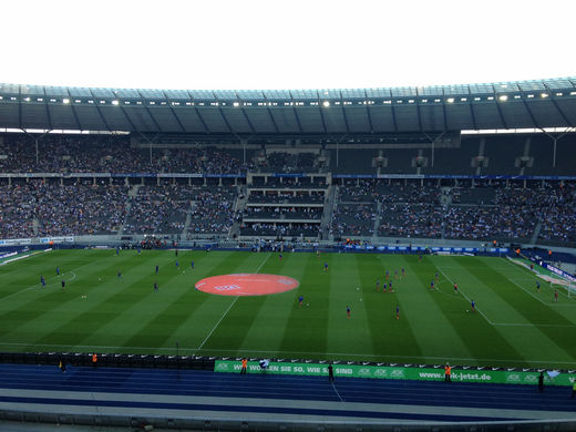 Bundesligaspiel in Berlin