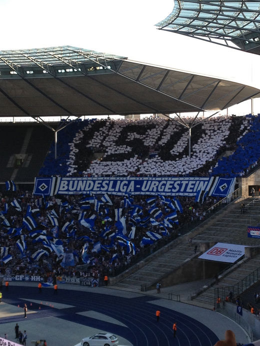 HSV Choreographie Berlin 50. Geburtstag