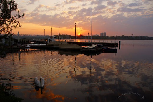 Sonnenaufgang Rabenstrae Hamburg