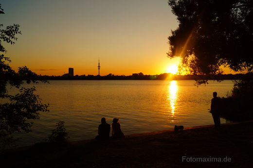 ein Sommer an der Auenalster Hamburg