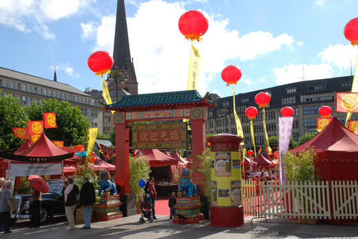 Chinatown auf dem Rathausplatz