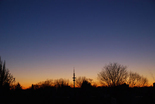 Fernsehturm zur Blauen Stunde