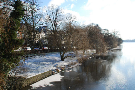 Alsterufer an der Bellevue