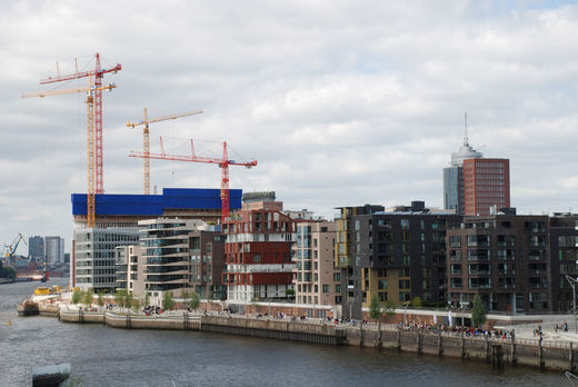 Baustelle Elbphilharmonie in der Hafencity