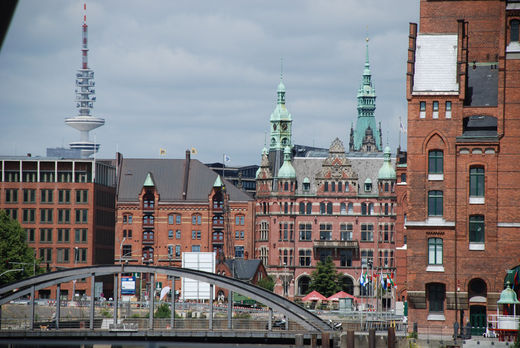 Speicherstadt Rathaus Fernsehturmj