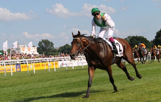 Im Ziel Sea The Moon - IDEE 145. Deutsches Derby