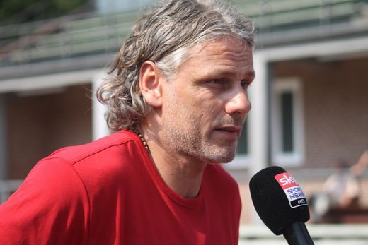 Trainingsauftakt HSV Handball, Trainer Christian Gaudin