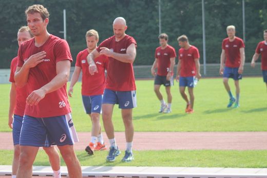 Trainingsauftakt HSV Handball, Traingsende