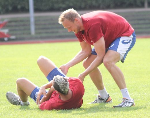 HSV-Handball-Trainingsauftakt, Gymnastische-bungen