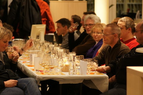Whisky-Tasting mit 36 Teilnehmern