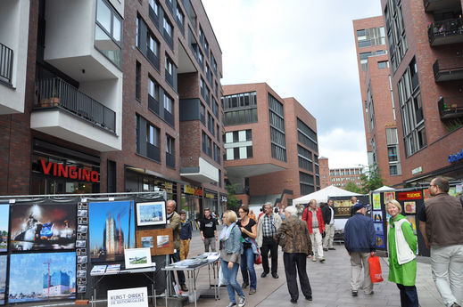 Hamburg zeigt Kunst Flashmob Hafencity