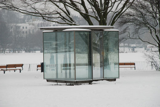 Glashaus an der Alster