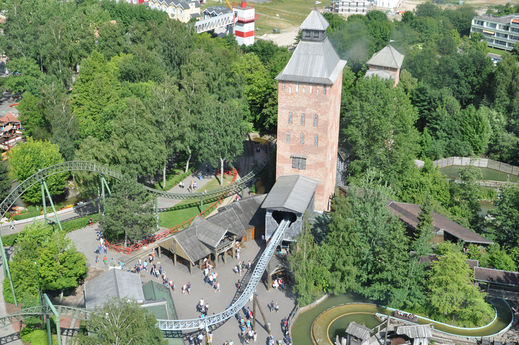 Achterbahn Fluch von Novgorod Hansapark