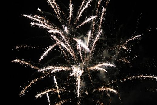 Feuerwerk ber der Binnenalster