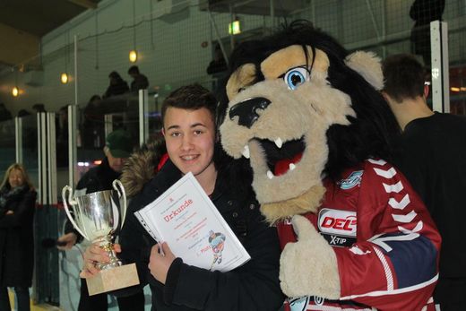 Freezer-Maskottchen Stanley und Sieger