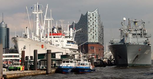 Blick auf Elbphilharmonie