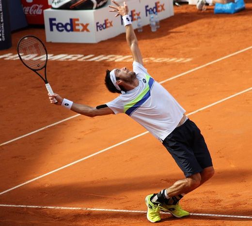 German Open 2017 - Aufschlag Leonardo Mayer