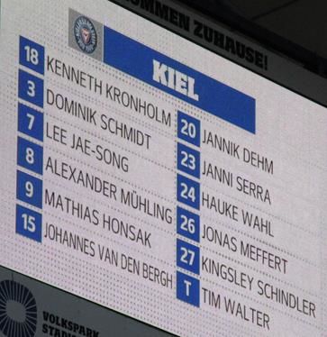 HSV - Holstein Kiel 0:3