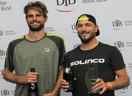 Tennis Challenger Hamburg 2019 - Sieger Herrendoppel Maxime Cressy und Jamie Cerretan