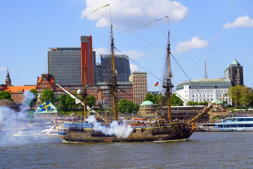 Holzsegler Götheborg